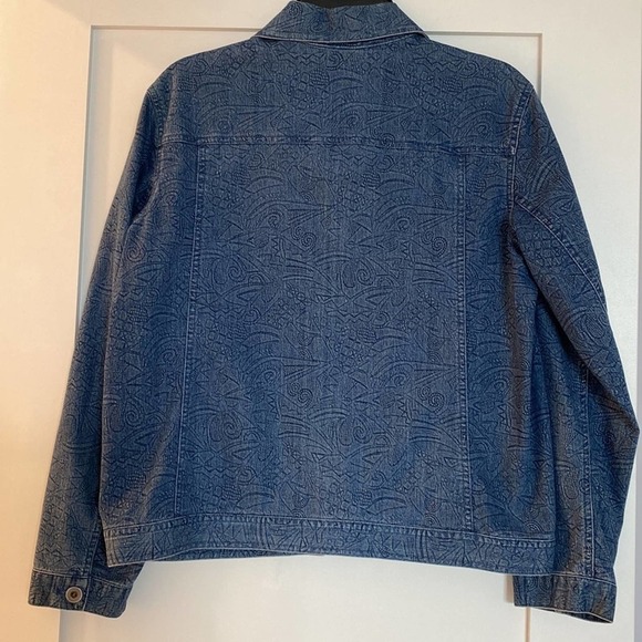 Chicos VTG Jean jacket full zip collared king sleeves button cuffs Medium
C - Picture 8 of 10